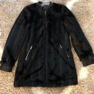 NWT Zara Faux Fur Coat